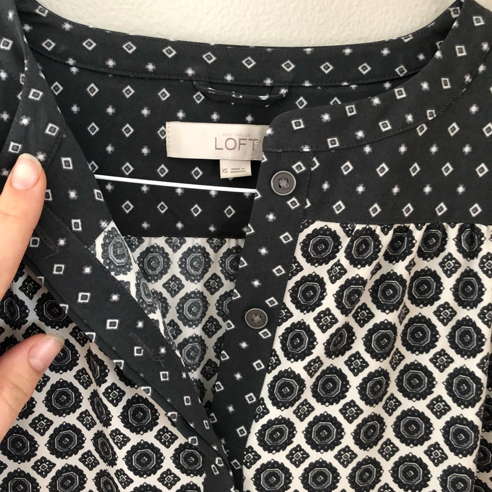 LOFT patterned dress - Picture 4 of 6
